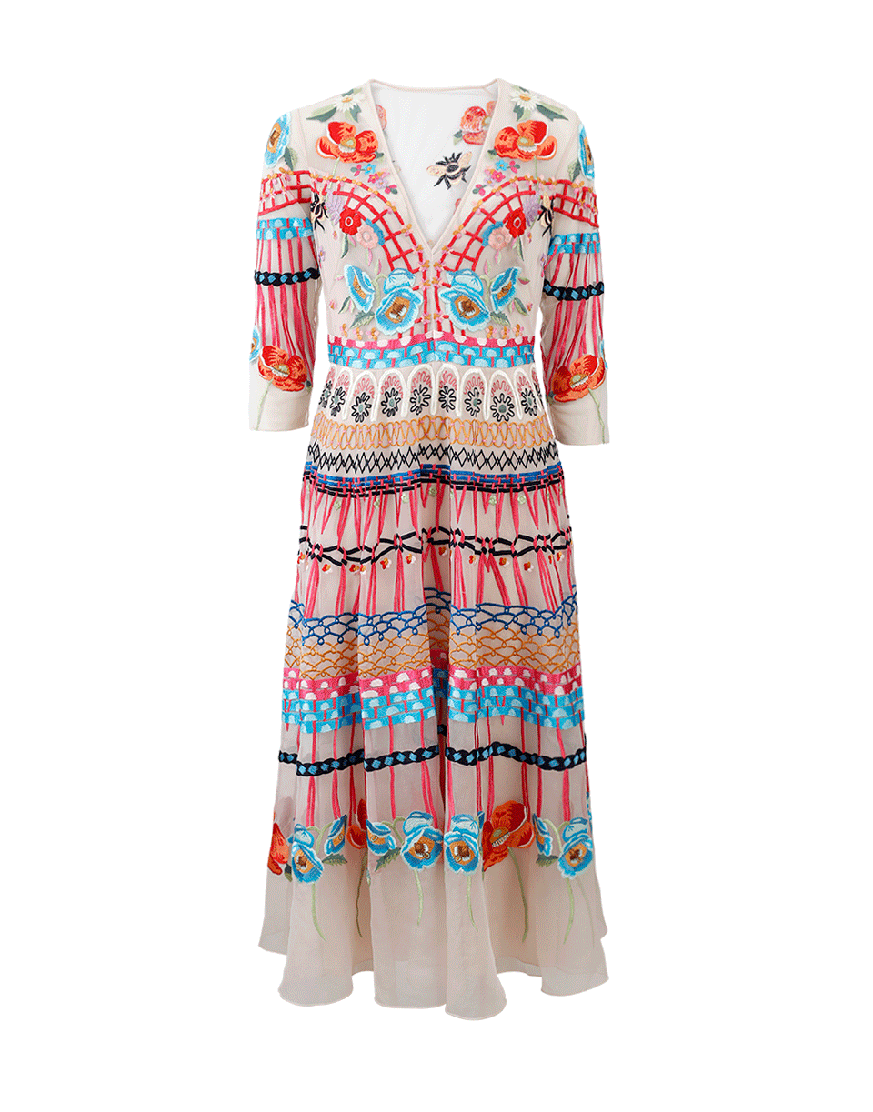 Aura Embroidered Dress CLOTHINGDRESSCASUAL TEMPERLEY LONDON   
