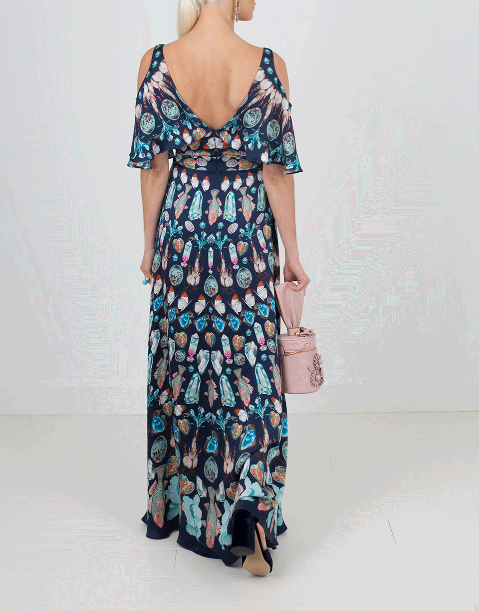 TEMPERLEY LONDON-Quartz Printed Dress-
