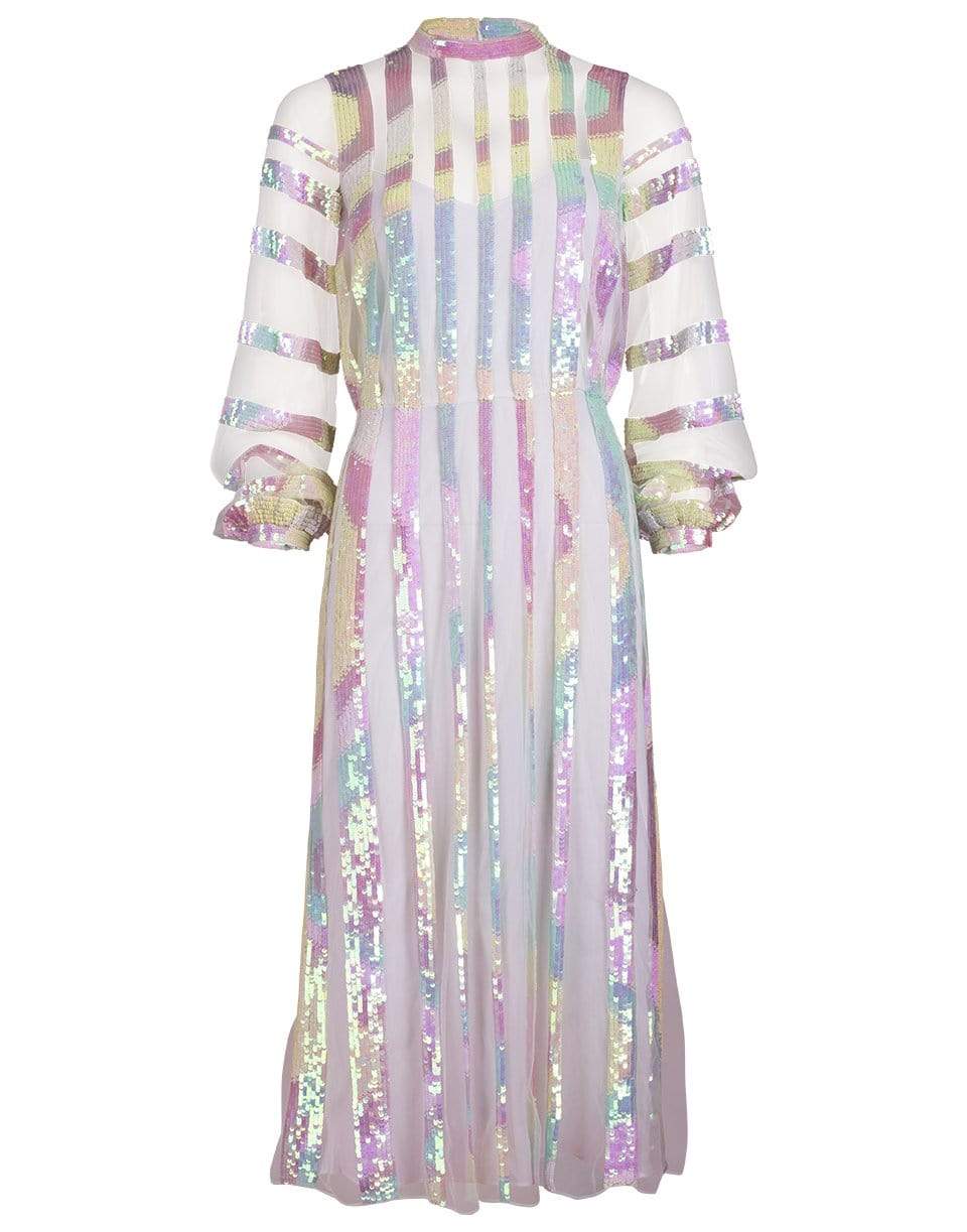 Dusty Dress - Rainbow CLOTHINGDRESSCOCKTAIL TEMPERLEY LONDON   