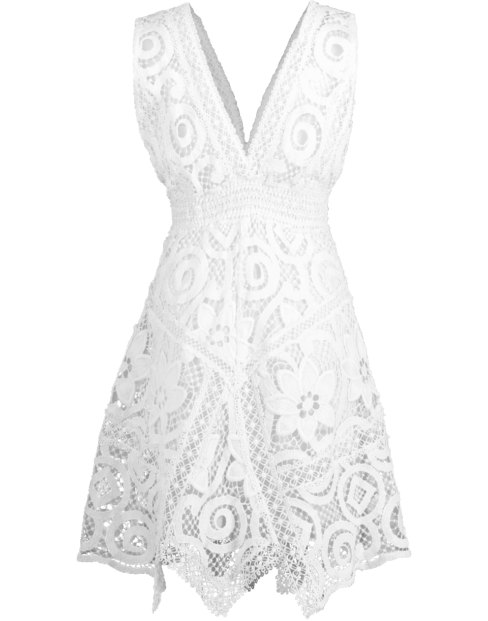 TEMPTATION POSITANO-V-Neck Asymmetrical Dress-
