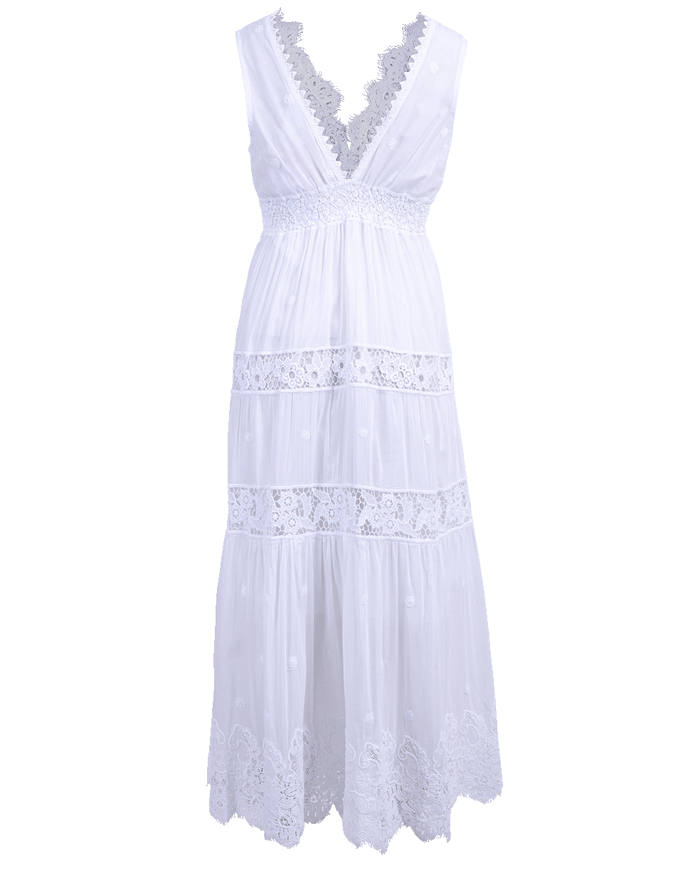 TEMPTATION POSITANO-V-Neck Tea Length Carrara Dress-