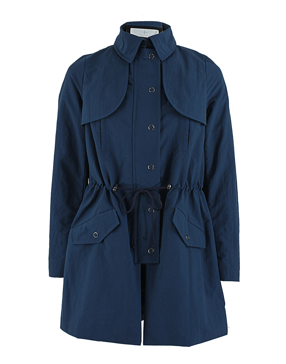 Snap Cinch Waist Trench CLOTHINGCOATMISC THAKOON ADDITION   