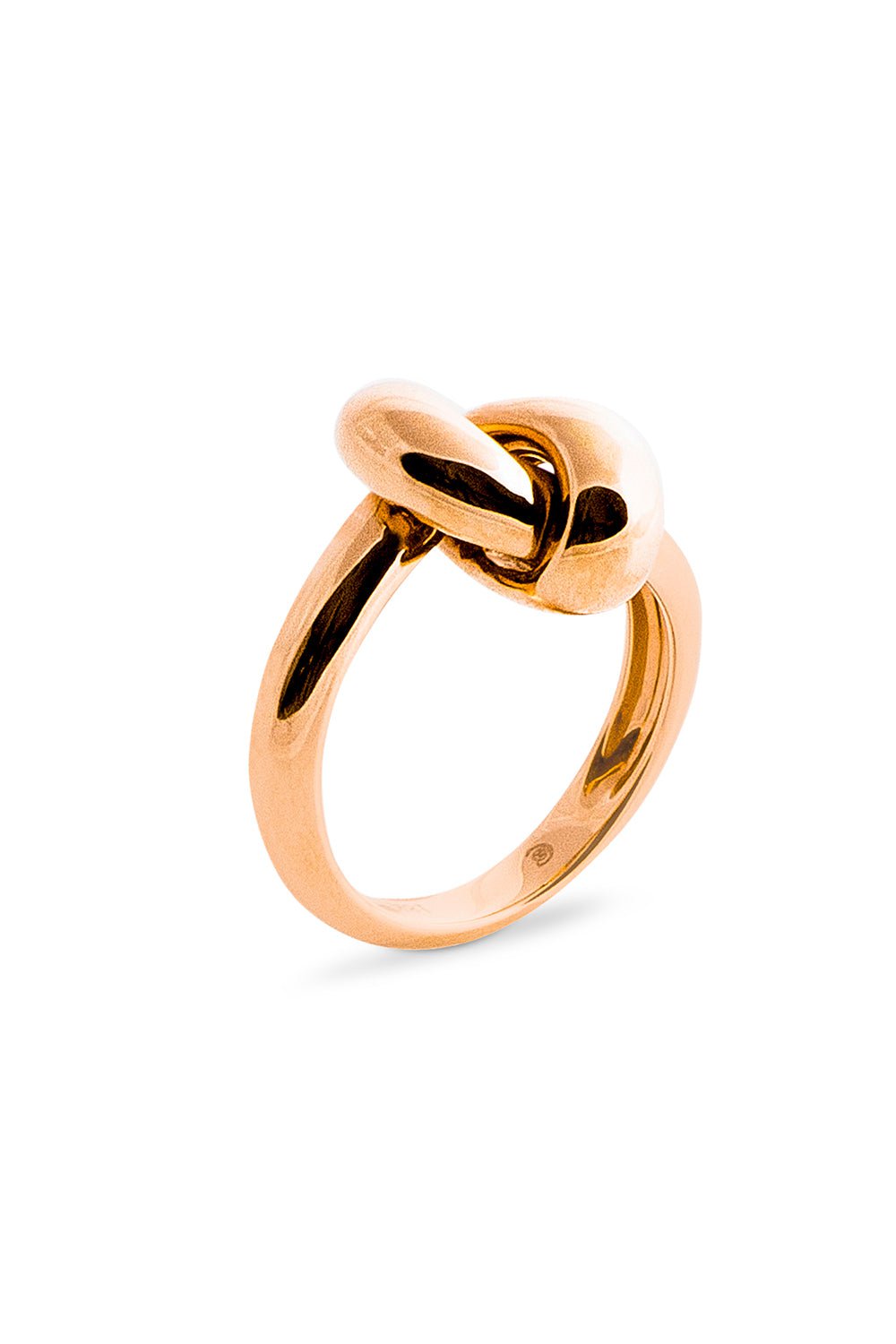 THE LOVE KNOT BY CORALIE-Knot Ring - Rose Gold-ROSE GOLD