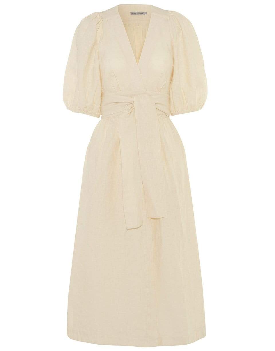 THREE GRACES LONDON-Fiona Belted Wrap Dress-