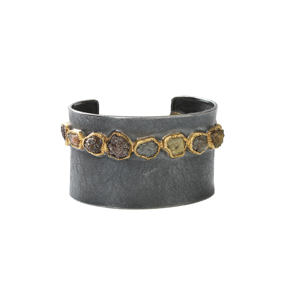 Raw Diamond Cuff Bracelet JEWELRYFINE JEWELCUFF TODD REED   