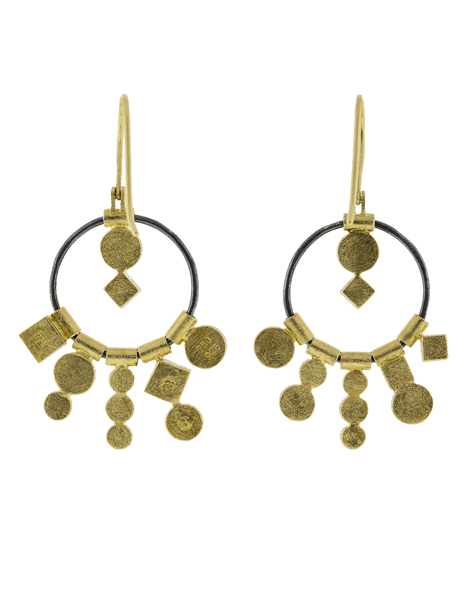TODD REED-Natural Diamond Earrings-YELLOW GOLD