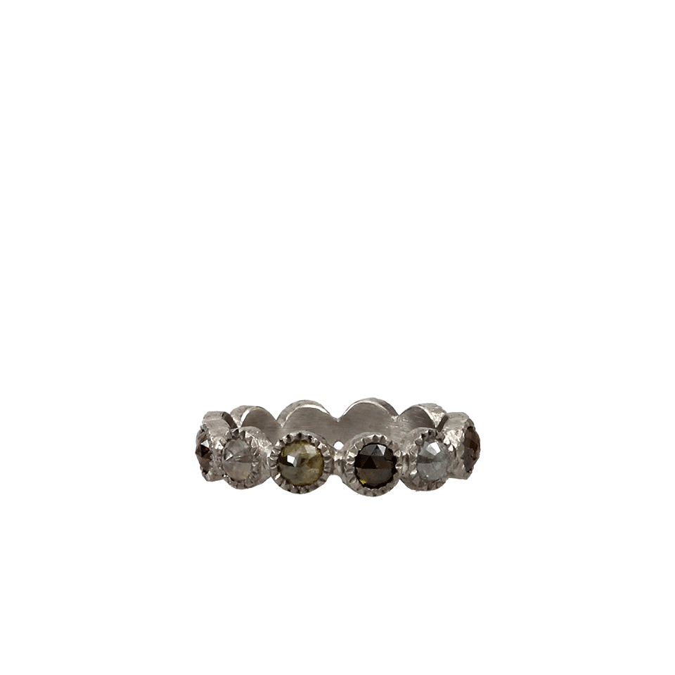 TODD REED-Natural Diamond Eternity Ring-SILVER
