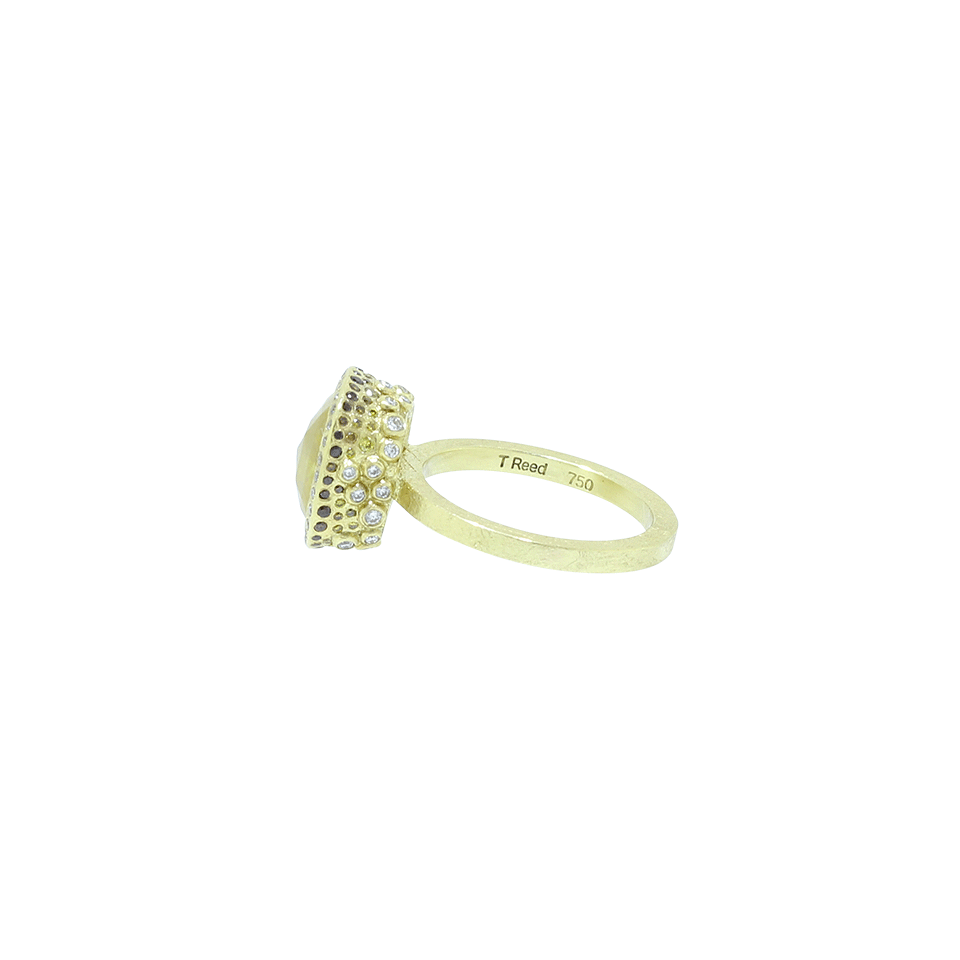 TODD REED-One Of A Kind Fancy Diamond Ring-YELLOW GOLD