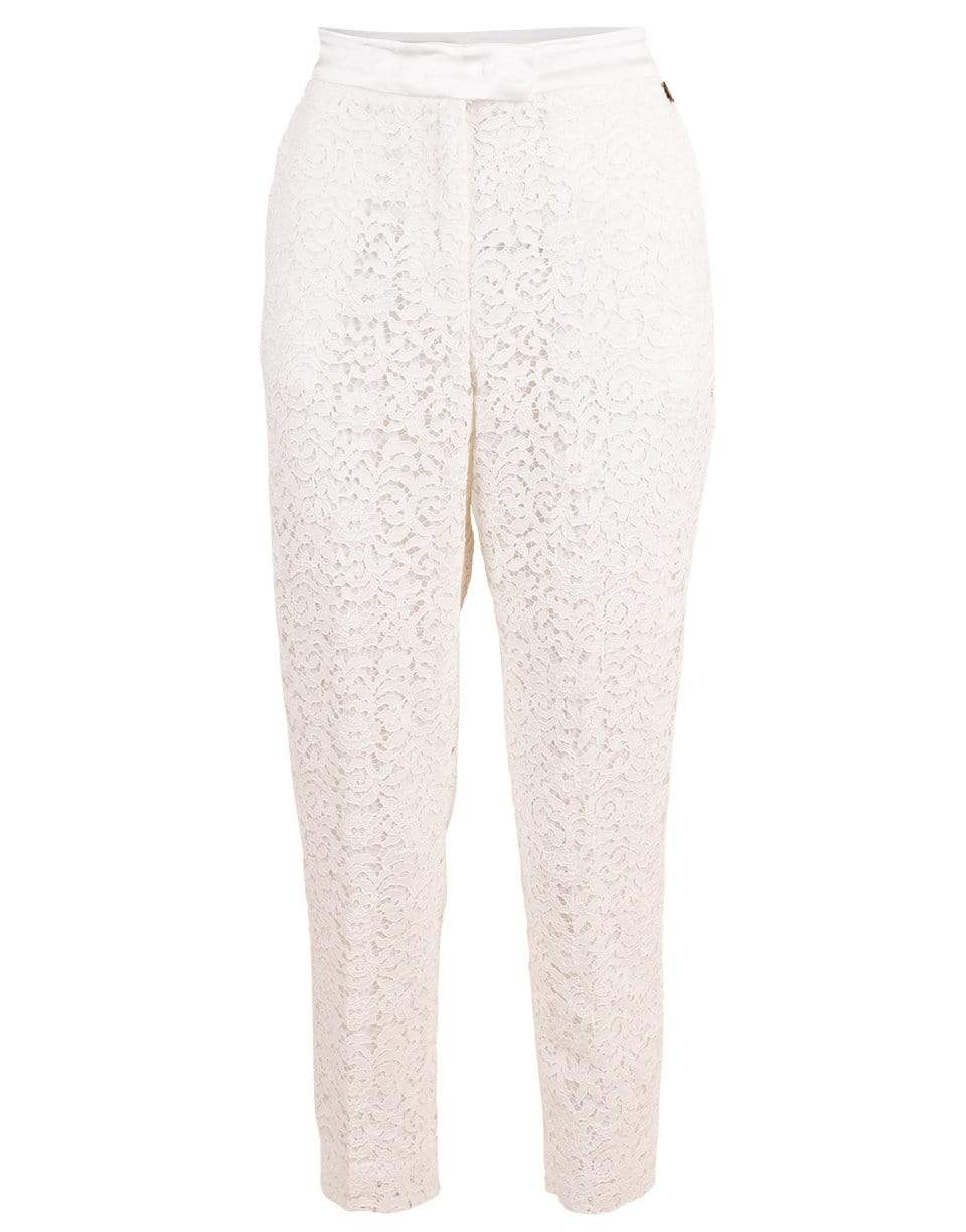 Lace Cropped Pant CLOTHINGPANTCASUAL TWIN-SET   