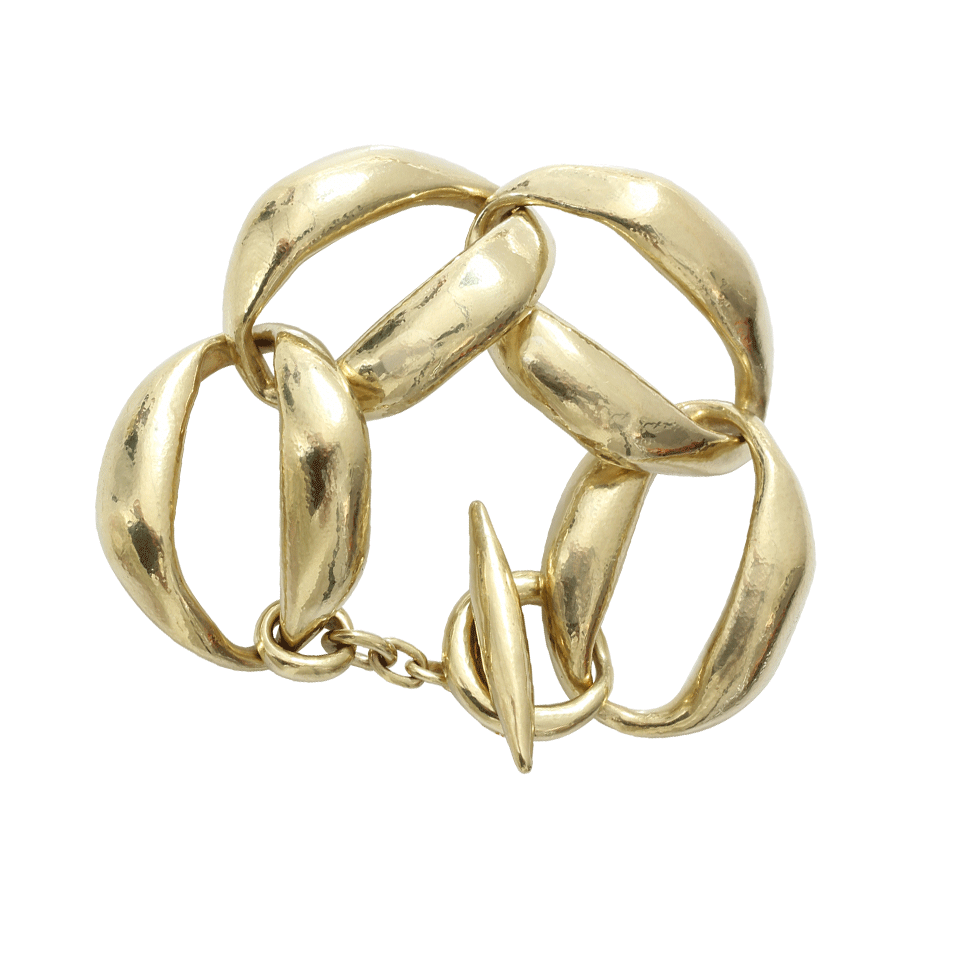 VAUBEL-Oval Link Bracelet-GOLD