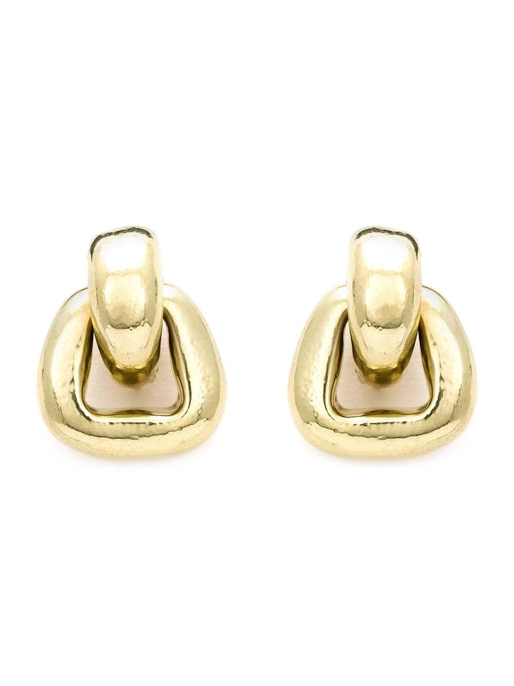 VAUBEL-Open Round Wire Clip Earrings-GOLD