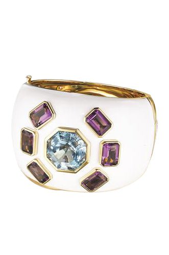 VERDURA-Diana Cuff-YELLOW GOLD