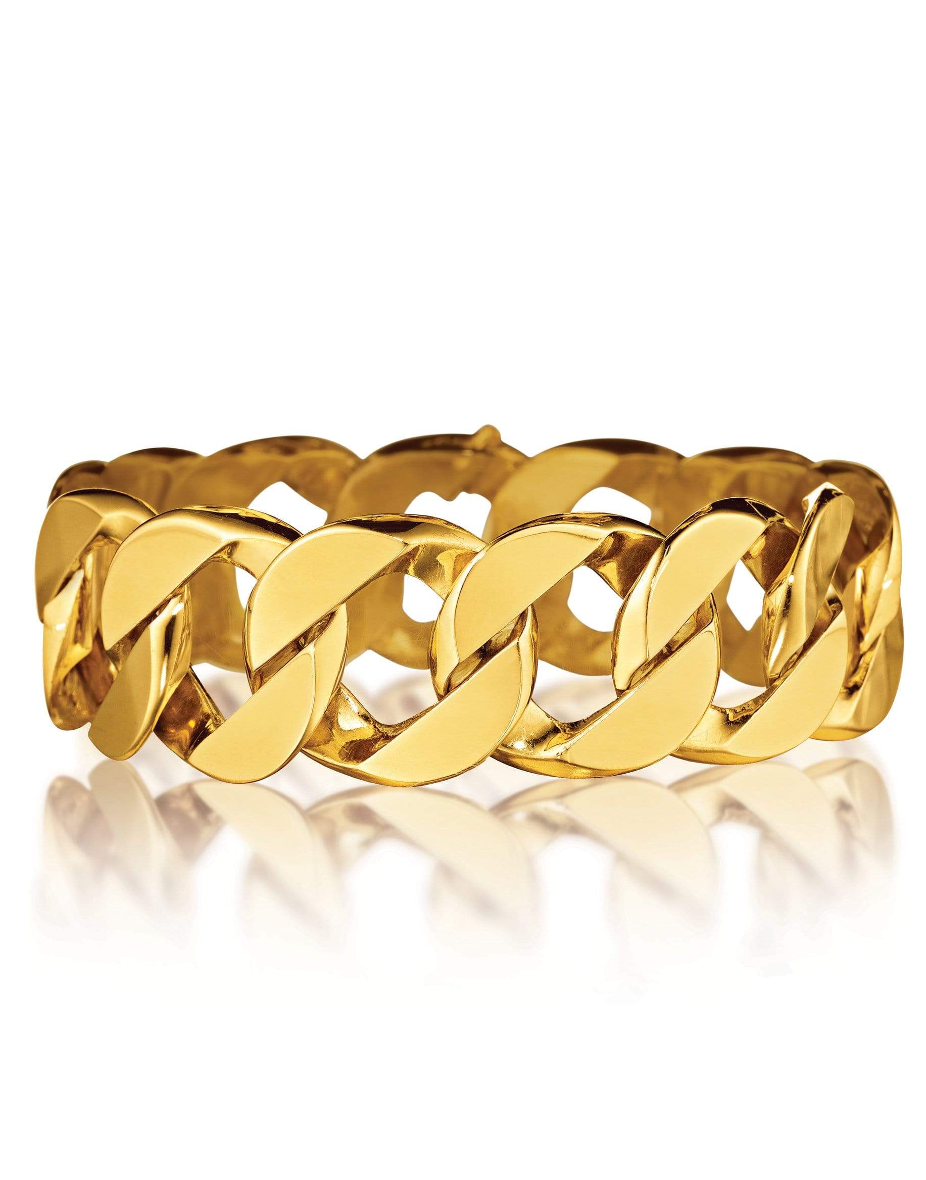 VERDURA-Curb Link Bracelet-YELLOW GOLD