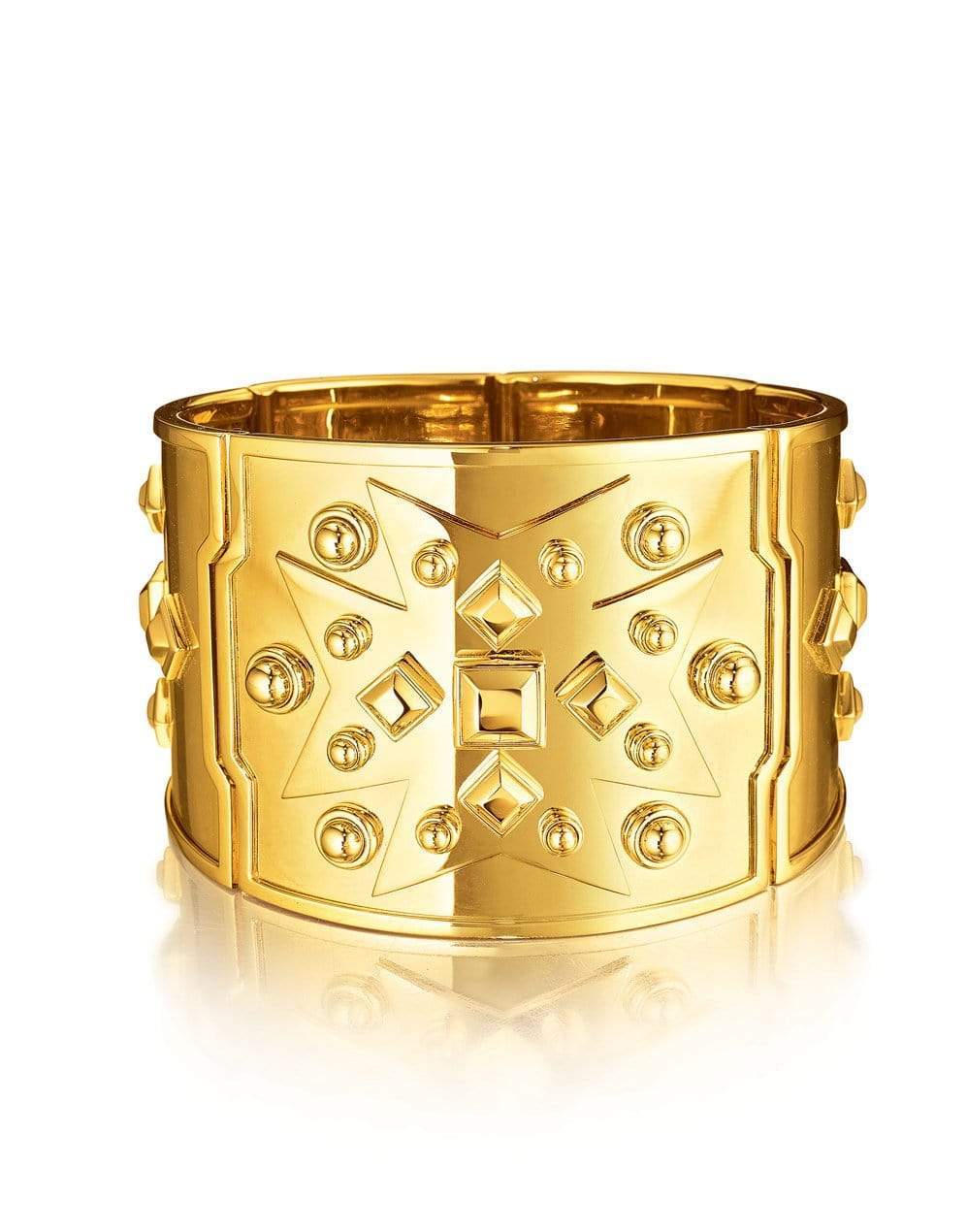 VERDURA-Midas Maltese Cross Bracelet-YELLOW GOLD