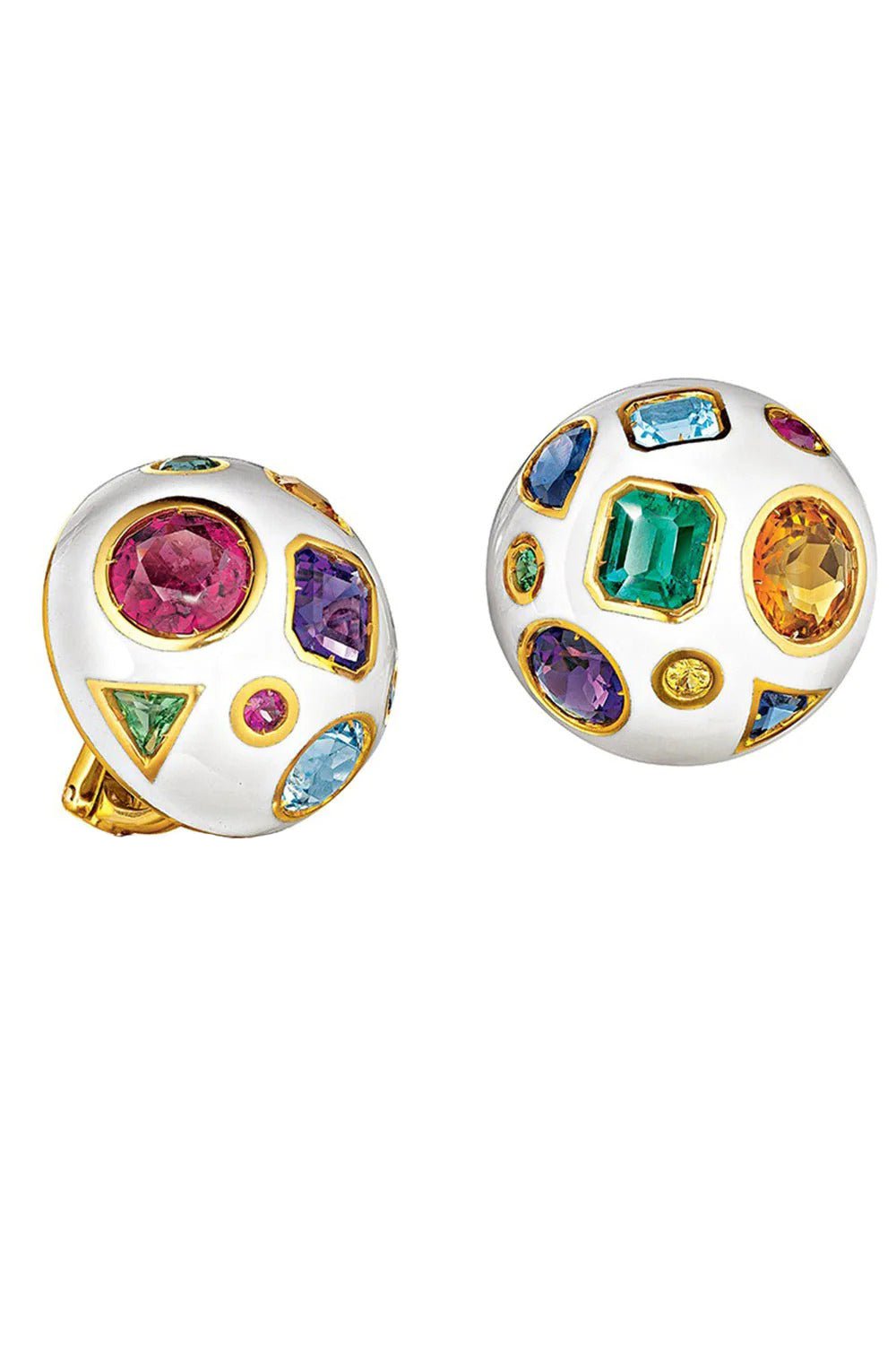 VERDURA-Fulco Ear Clips-YELLOW GOLD