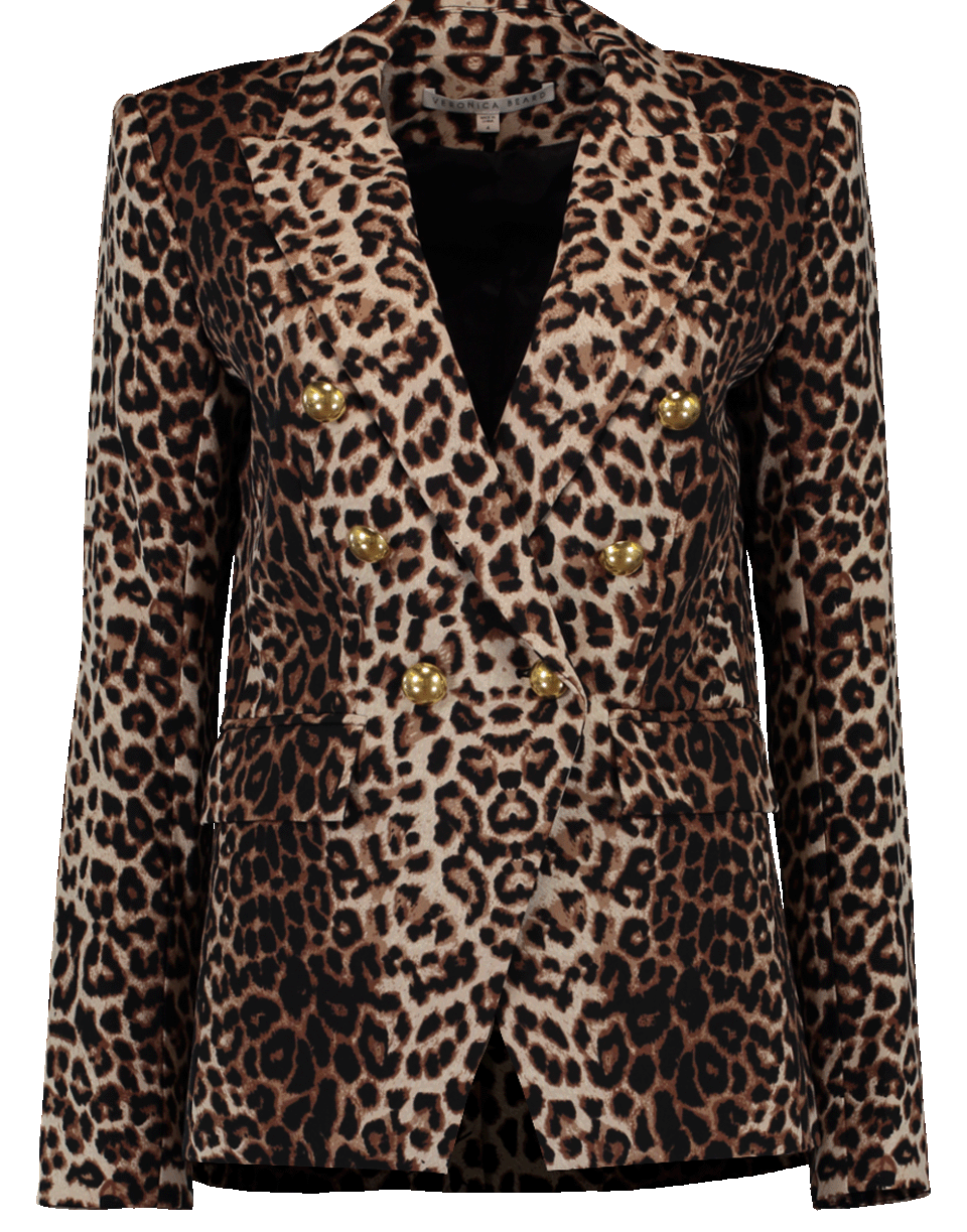 VERONICA BEARD-Miller Leopard Print Jacket-