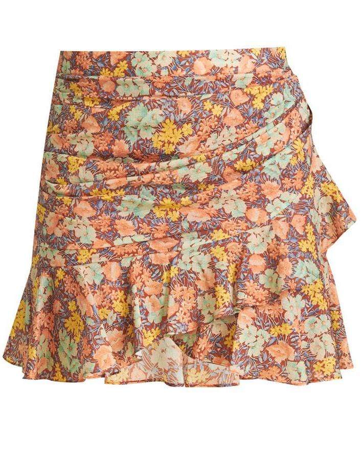 VERONICA BEARD-Lyndsay Floral Miniskirt-