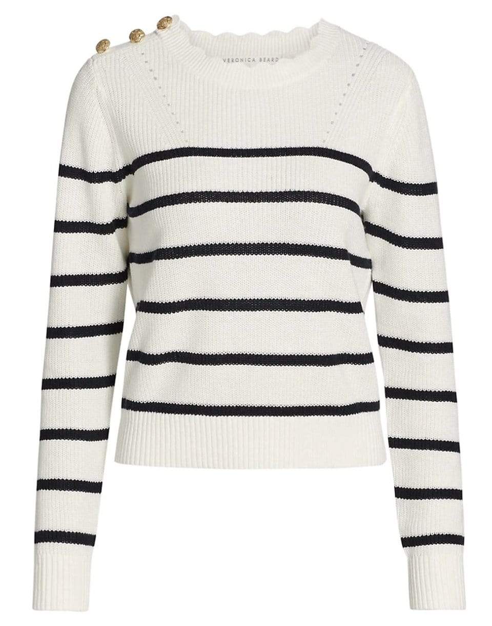 VERONICA BEARD-Matin Striped Sweater-