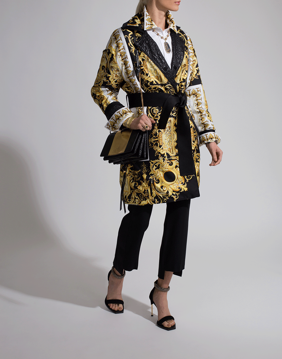 Reversible Belted Coat CLOTHINGCOATTRENCH VERSACE   