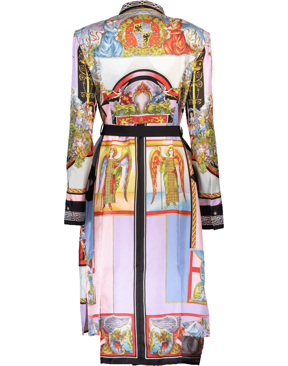 Angel Print Dress CLOTHINGDRESSCASUAL VERSACE   