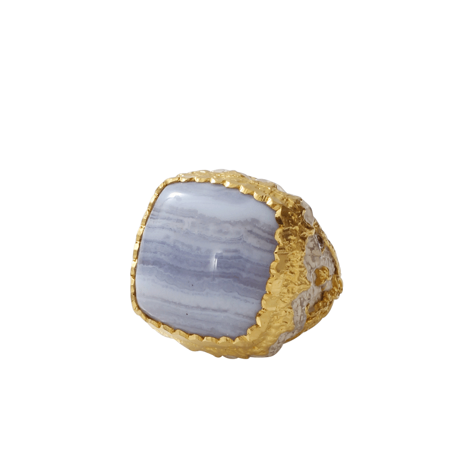 Blue Lace Agate Ring JEWELRYFINE JEWELRING VICTOR VELYAN   