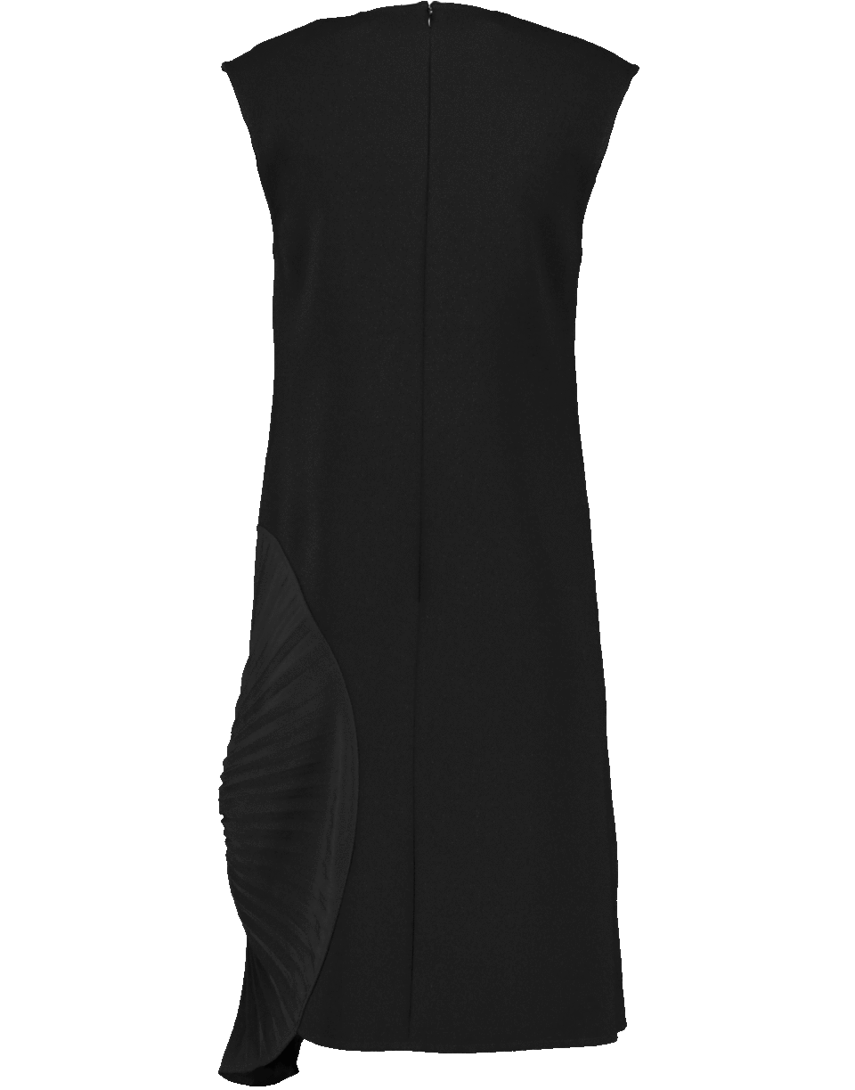 VICTORIA BECKHAM-Pleated Panel Shift Dress-