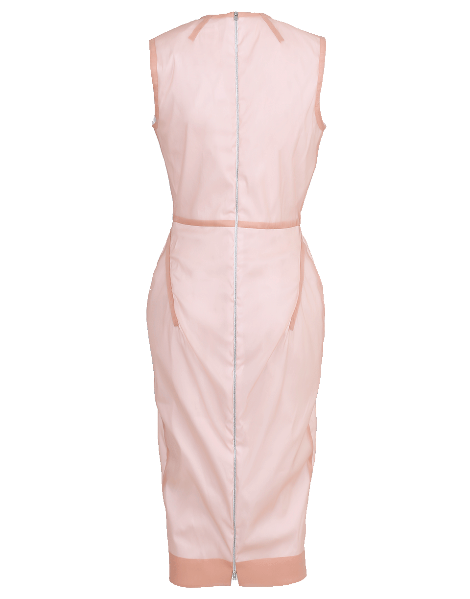 VICTORIA BECKHAM-Linear Fitted Dress-