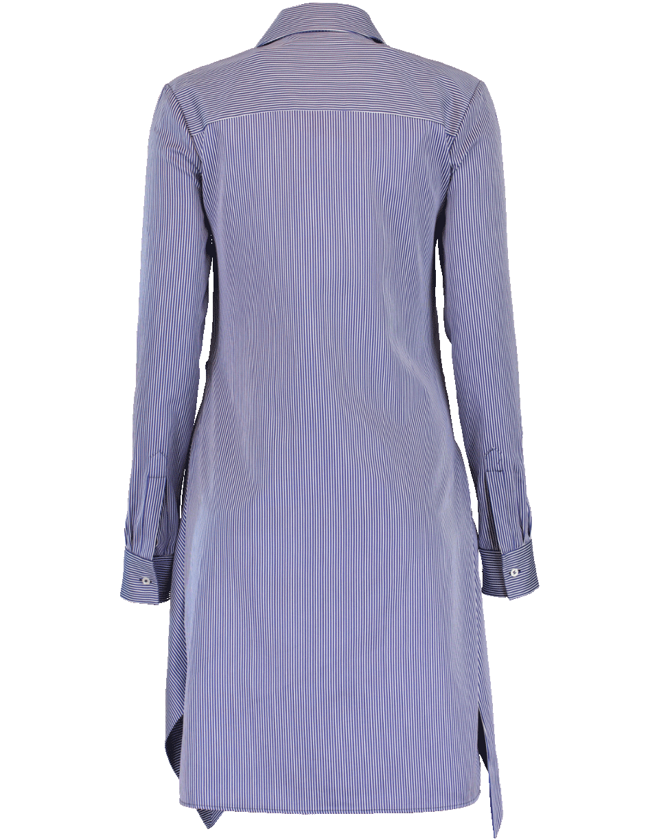 VICTORIA VICTORIA BECKHAM-Front Wrap Shirt Dress-