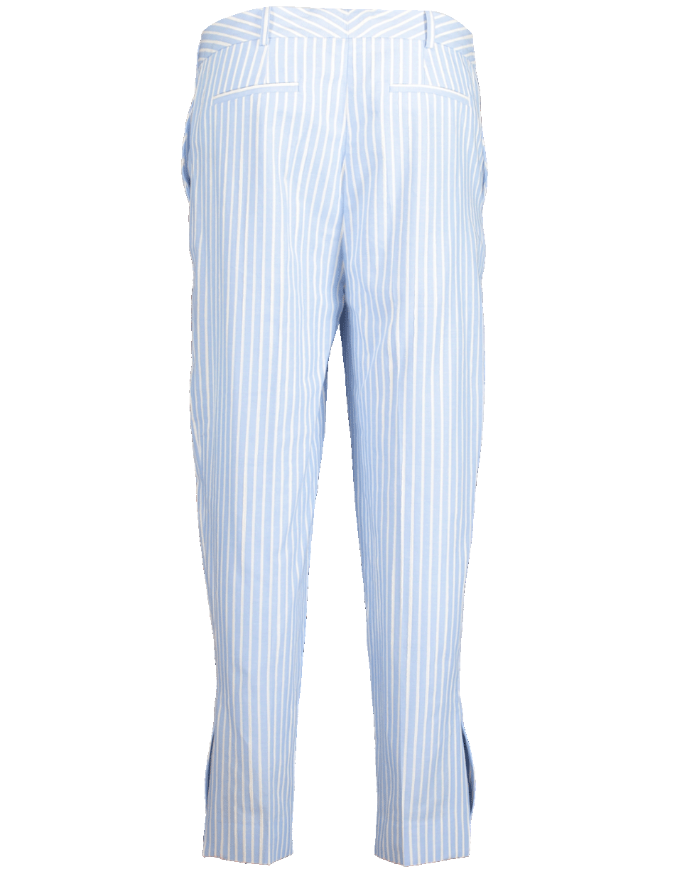 VICTORIA VICTORIA BECKHAM-Cropped Slim Striped Pant-