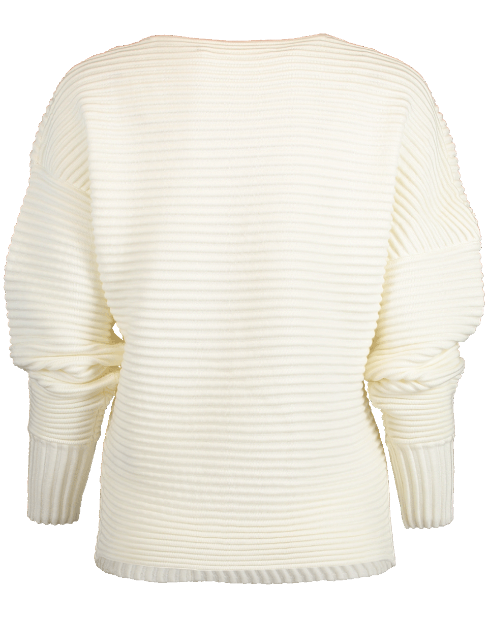 Drape Front Sweater CLOTHINGTOPKNITS VICTORIA VICTORIA BECKHAM   