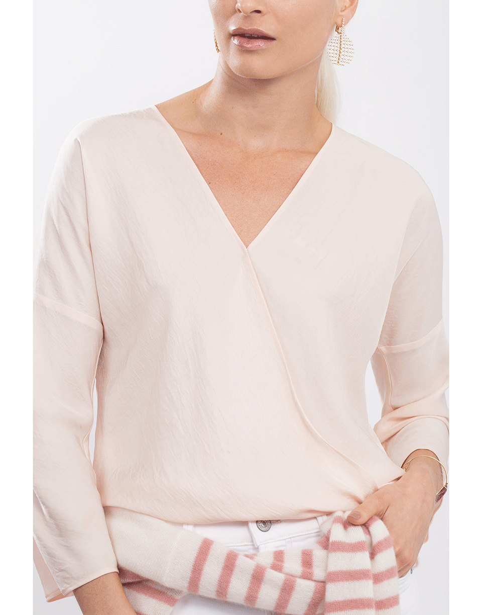 VINCE-Crossover Blouse-