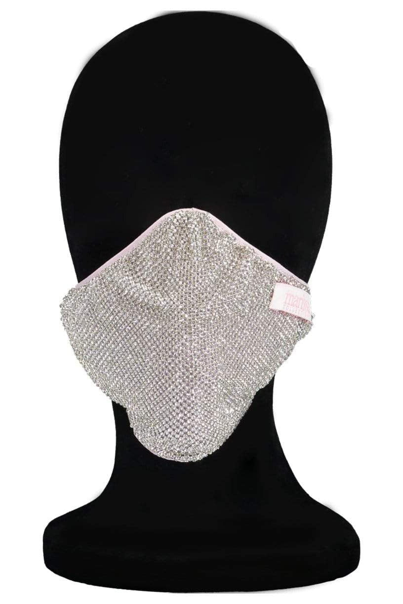 Crystal Fabric Mask ACCESSORIEHEADWEAR WE EAT AVOCADO TOAST   