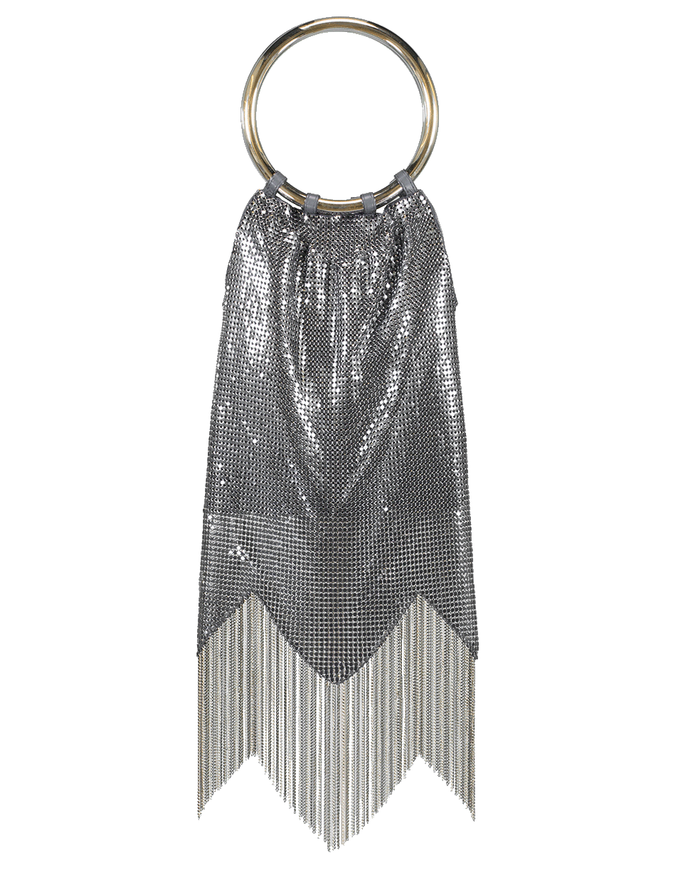 WHITING & DAVIS-Duotone Fringe Bracelet Bag-MIDNIGHT