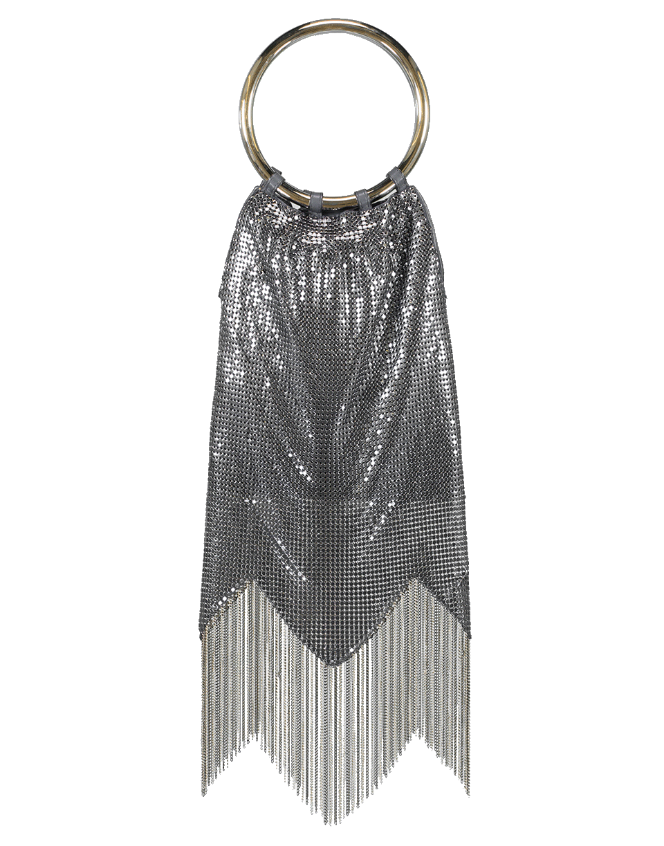 WHITING & DAVIS-Duotone Fringe Bracelet Bag-MIDNIGHT