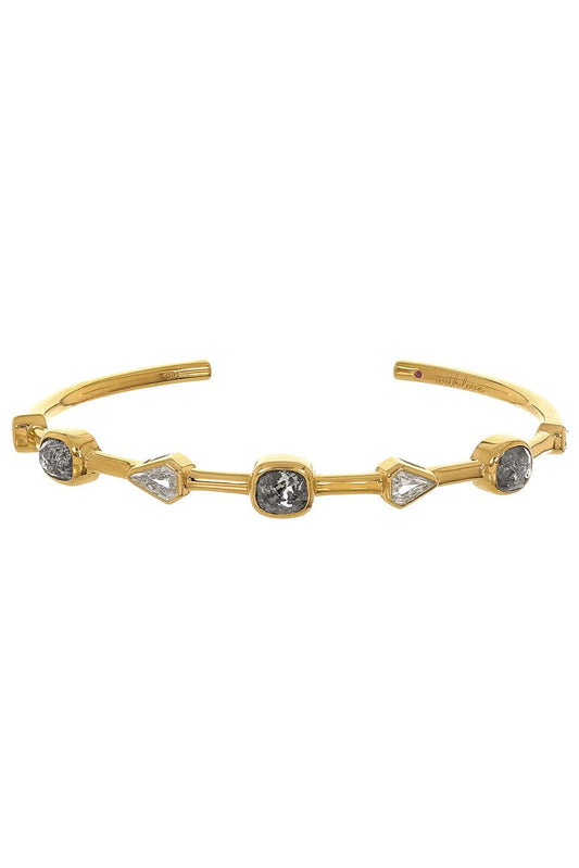 WITH LOVE-The Stacker Cuff-YELLOW GOLD