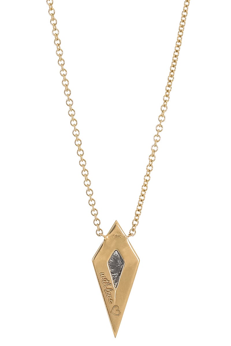 WITH LOVE-The Bezel Pendant-YELLOW GOLD