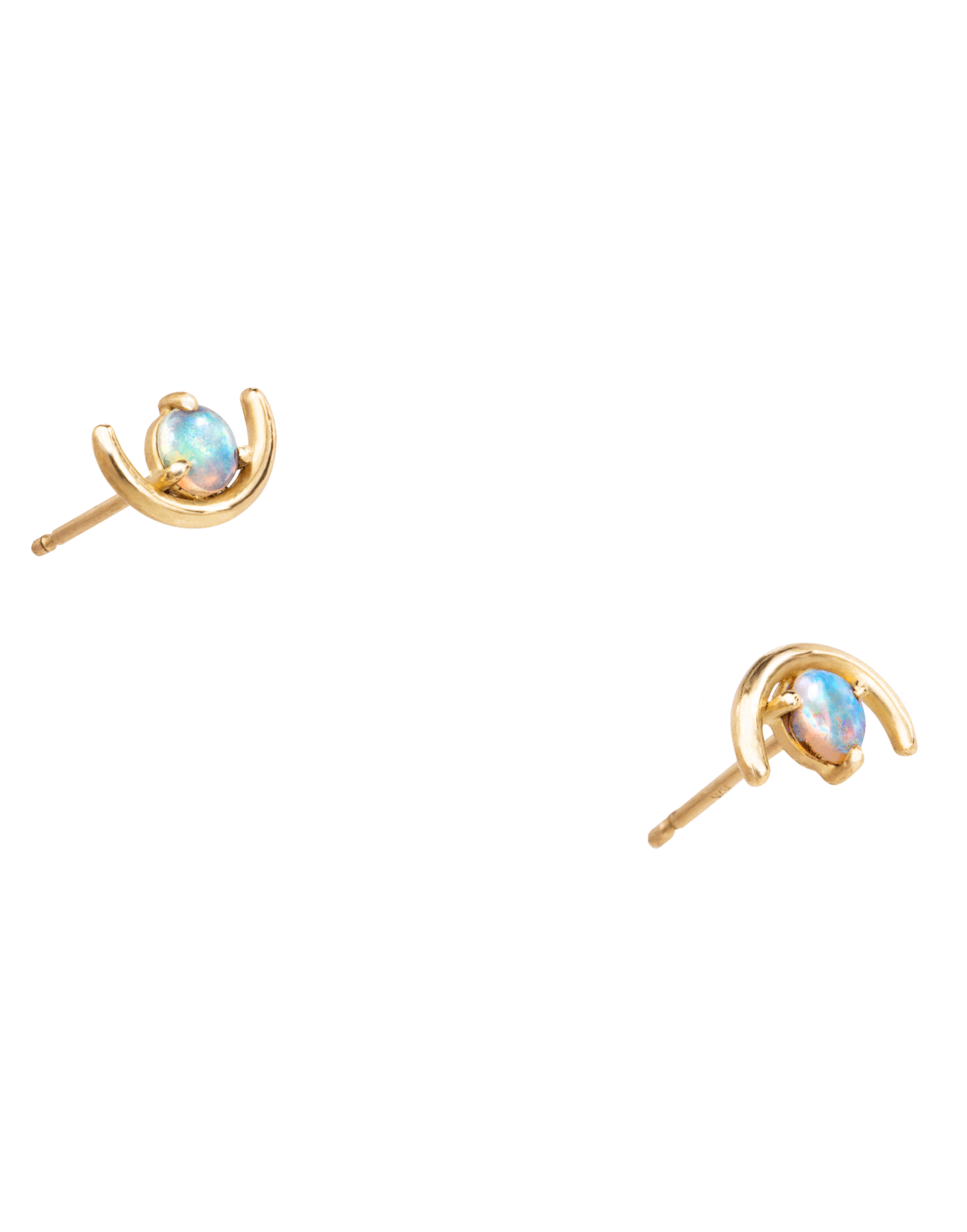Large Opal Arc Earrings JEWELRYFINE JEWELEARRING WWAKE   