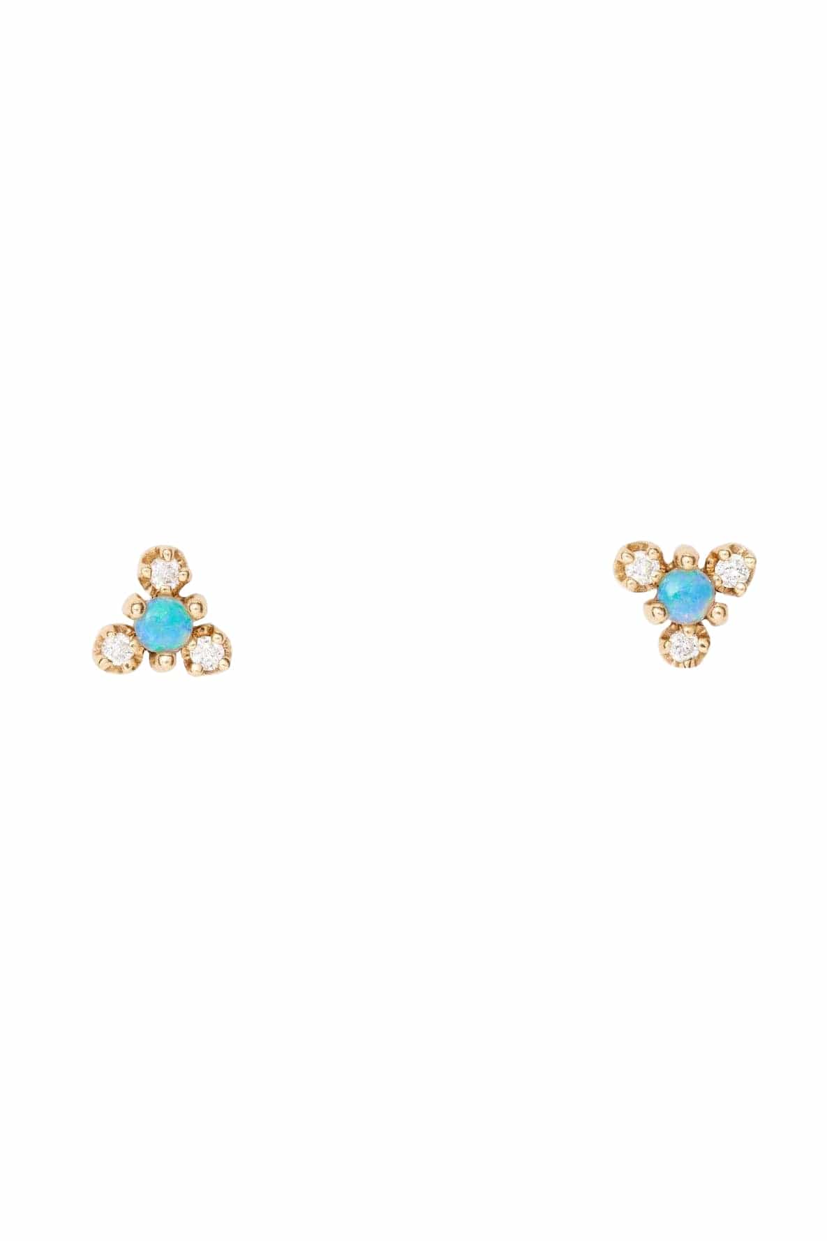 WWAKE-Opal Burst Earrings-YELLOW GOLD