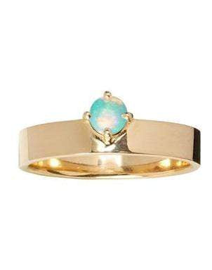 WWAKE-Opal Monolith Ring-YELLOW GOLD