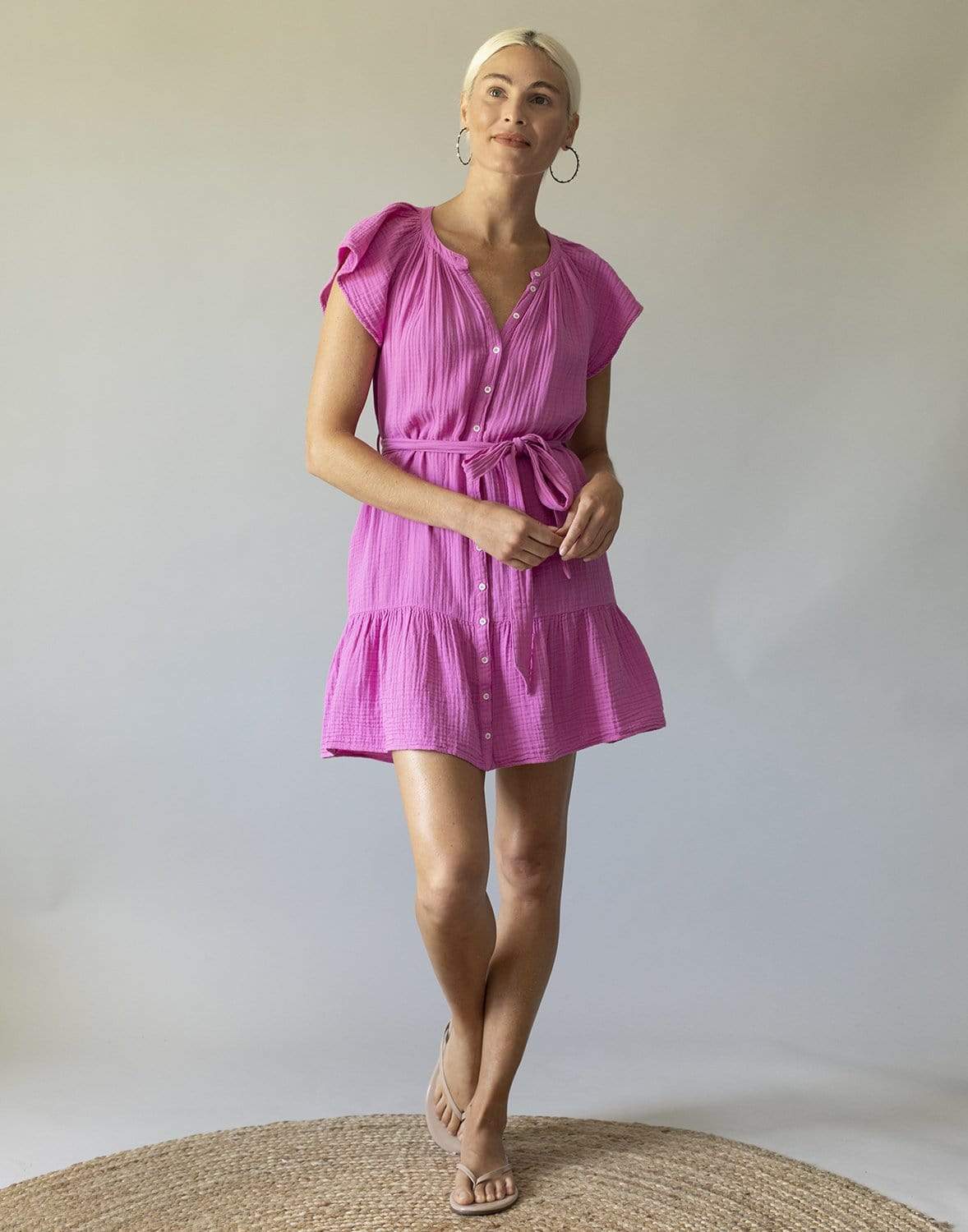 Sunset Pink Jude Dress CLOTHINGDRESSCASUAL XÍRENA   