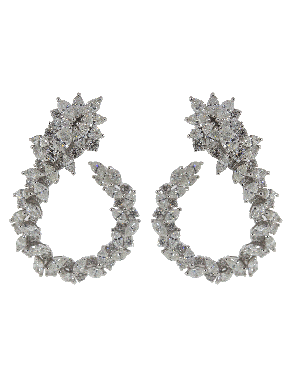YEPREM JEWELLERY-Diamond Earrings-WHITE GOLD