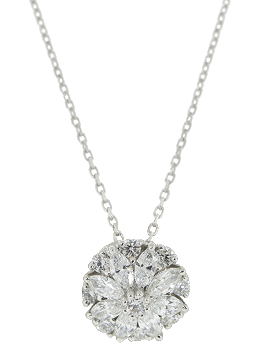 YEPREM JEWELLERY-Diamond Pendant Necklace-WHITE GOLD