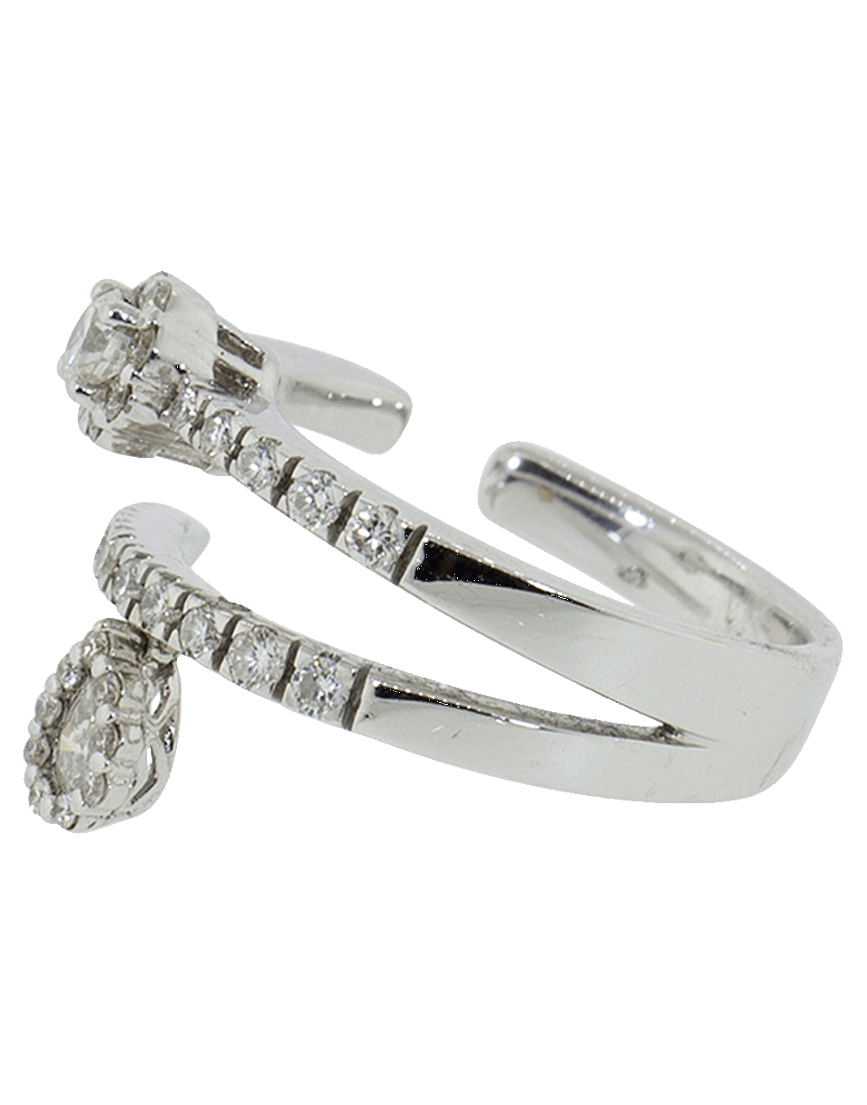 YEPREM JEWELLERY-Two Coil Diamond Ring-WHITE GOLD