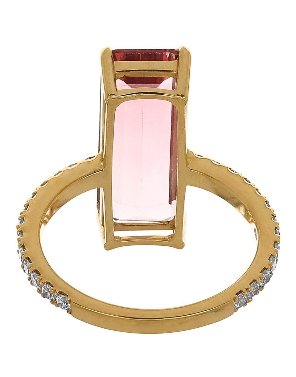 YI COLLECTION-Pink Tourmaline Supreme Ring-YELLOW GOLD