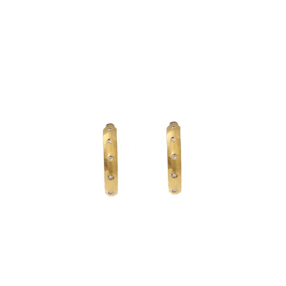 Small Mica Diamond Hoop Earrings JEWELRYFINE JEWELEARRING YOSSI HARARI   