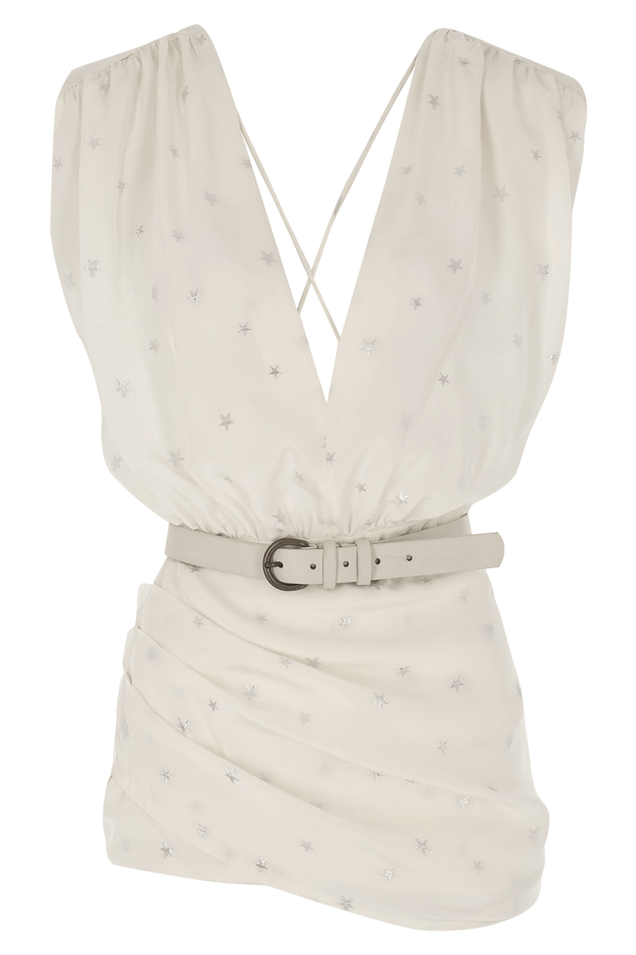 ZEYNEP ARCAY-Star Mini Silk Dress-