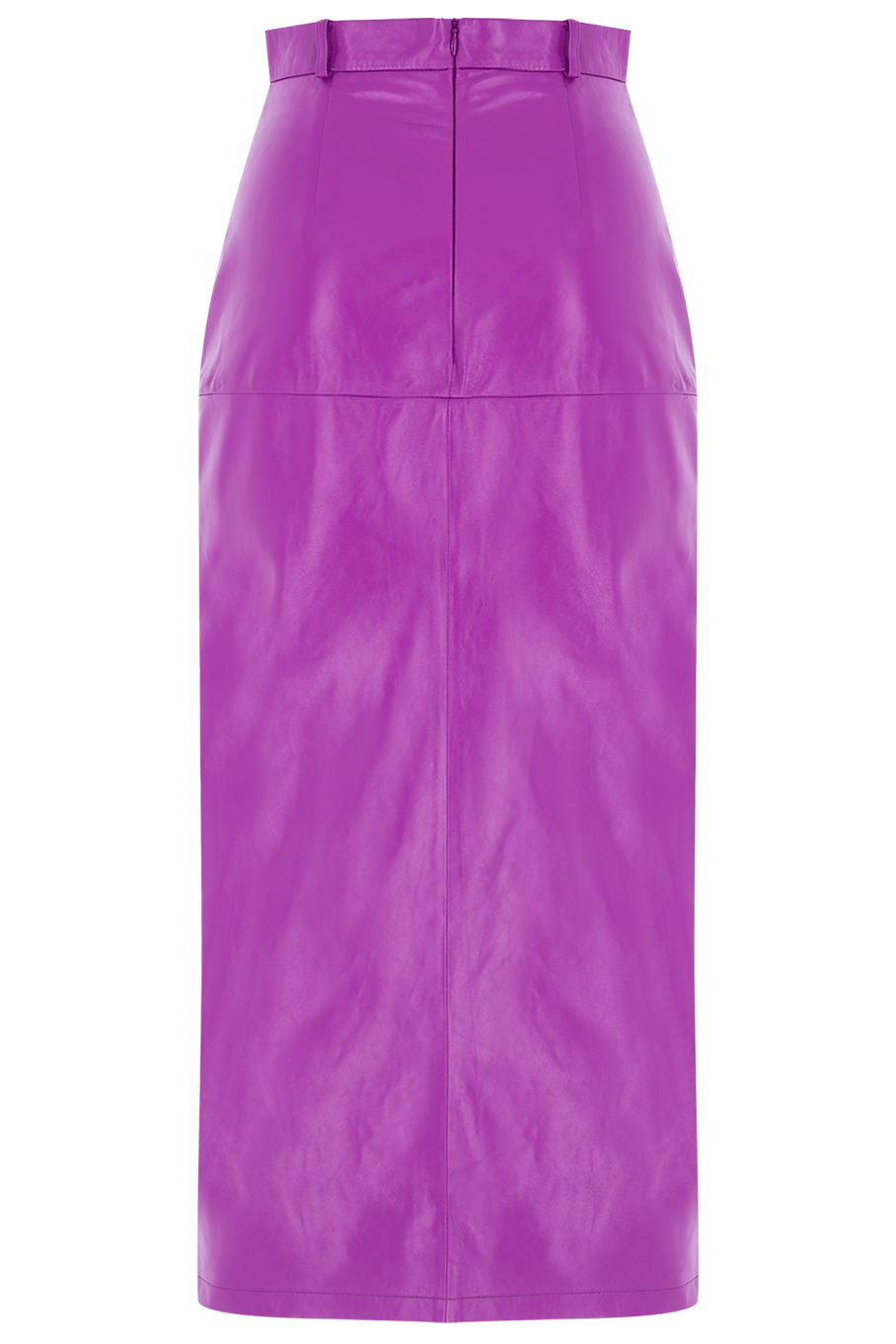 Midi Slit Leather Skirt CLOTHINGSKIRTMIDI ZEYNEP ARCAY   