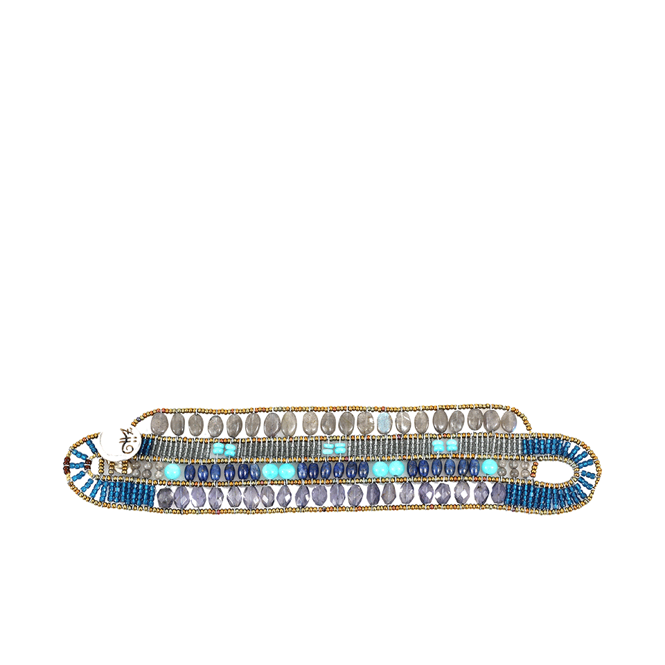 ZIIO-Liberty Lagoon Beaded Bracelet-BLUE