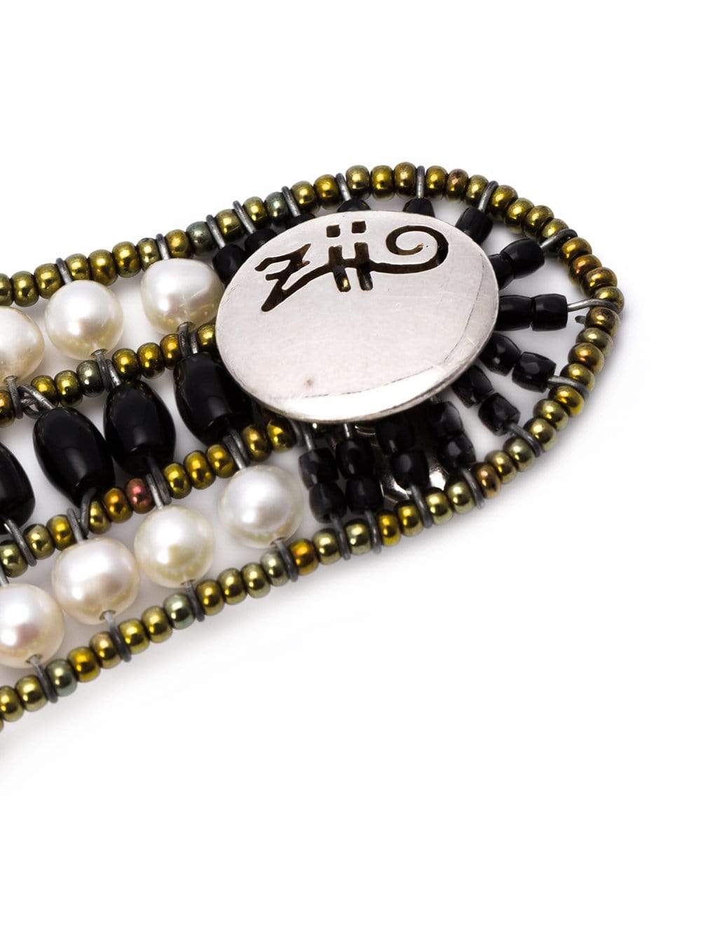 ZIIO-Cosmic Large Multi-Beaded Bracelet-PEARL