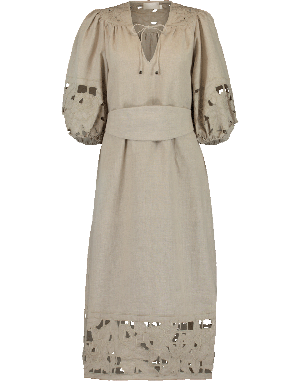Juno Embroidered Yoke Dress CLOTHINGDRESSCASUAL ZIMMERMANN   